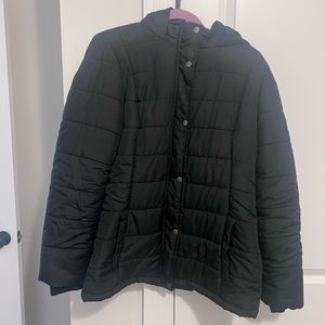 Rampage Black Puffer Coat